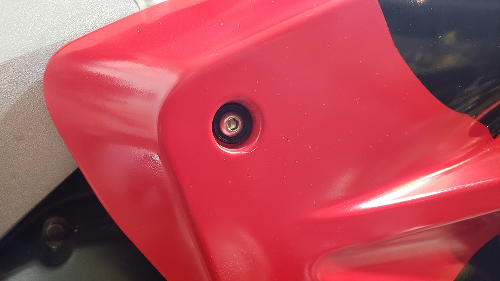 Honda VFR800 6th gen fairing hardware upgrade