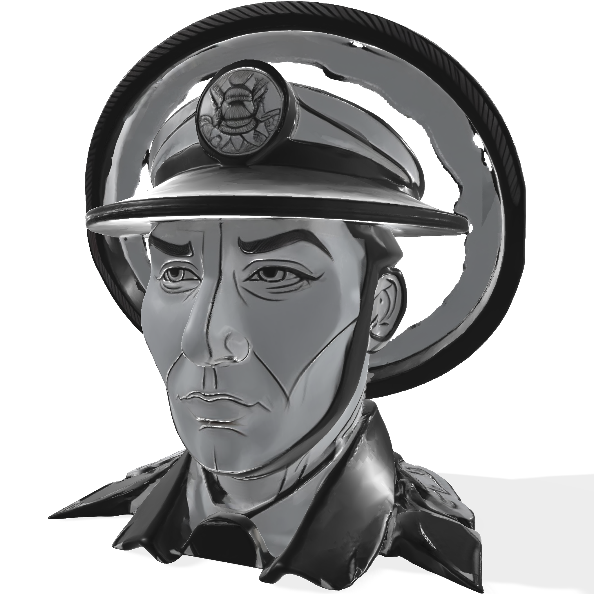 Naval Officer Commemorative Bust