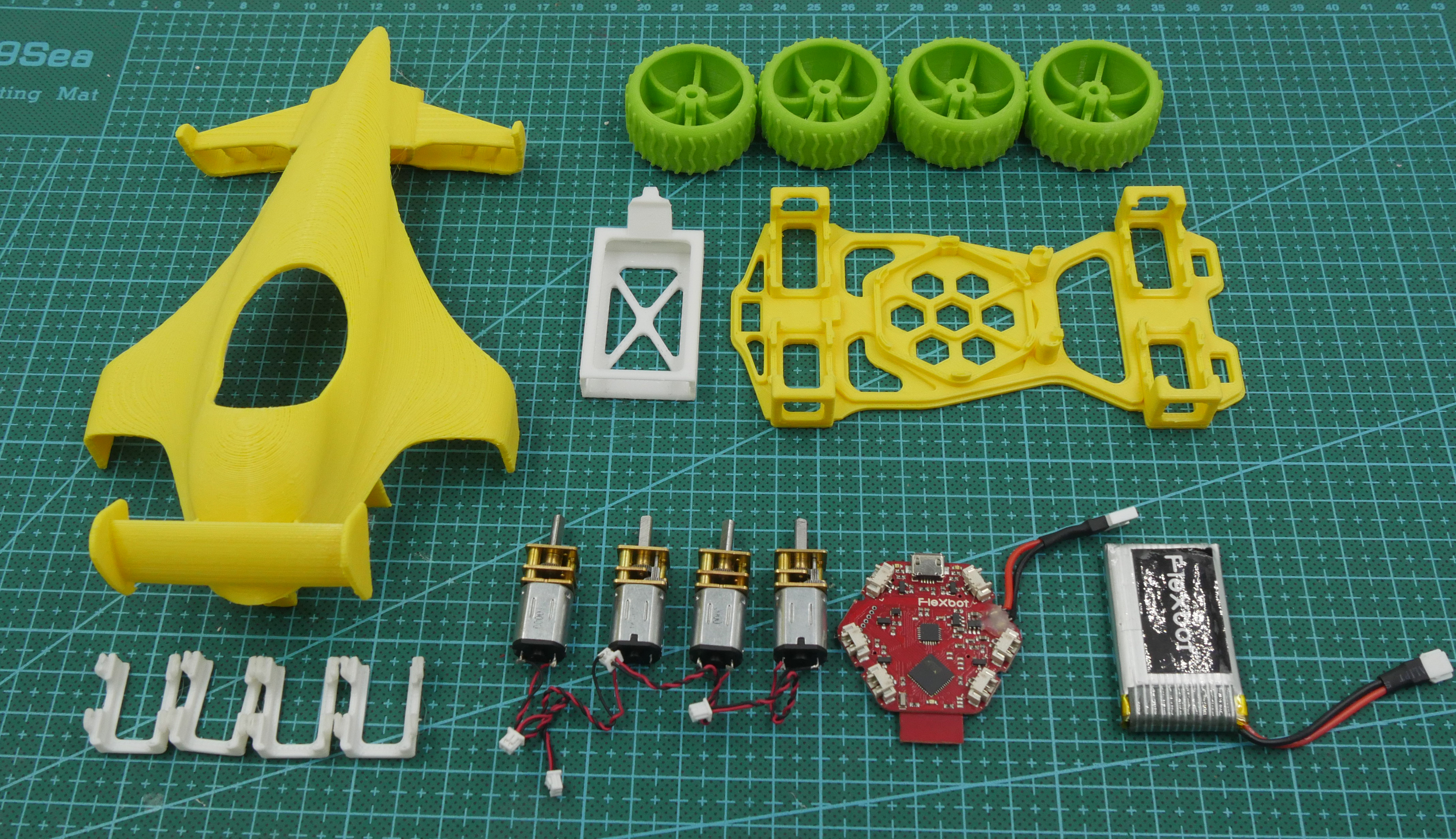 FlexCar With 3D Printed Parts