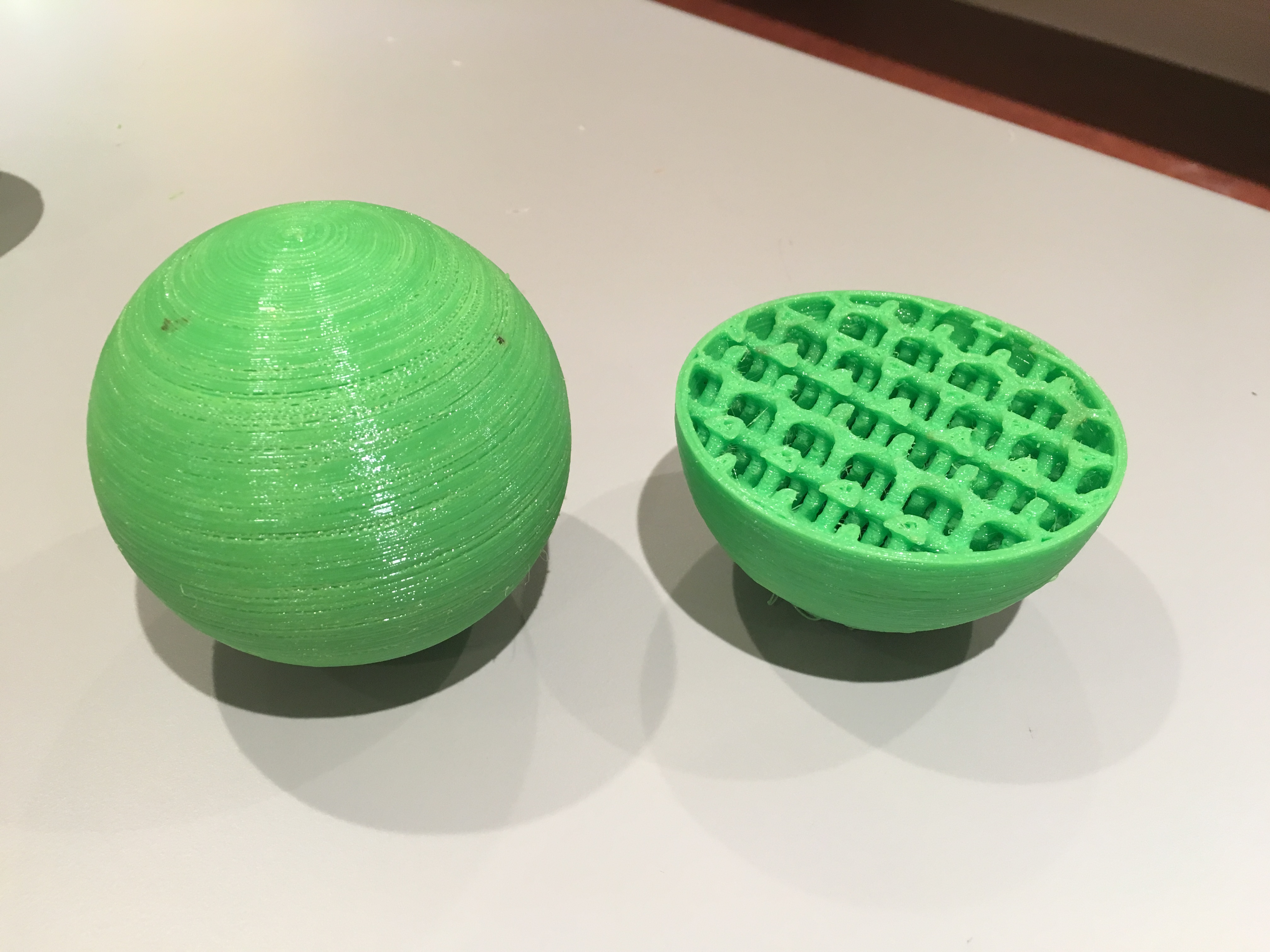NinjaFlex Bouncy Balls with Internal Lattice