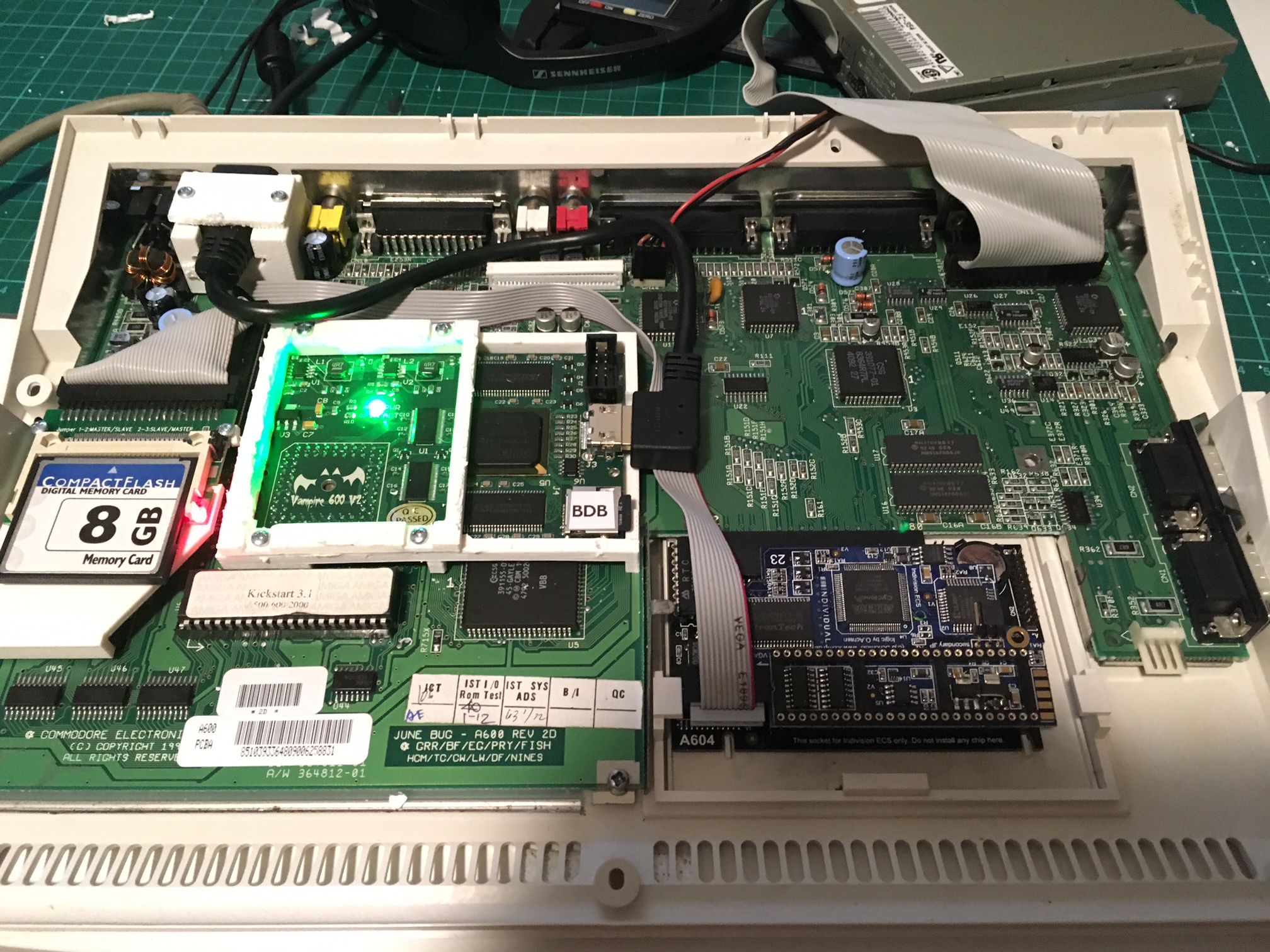 Amiga 600 Vampire mount