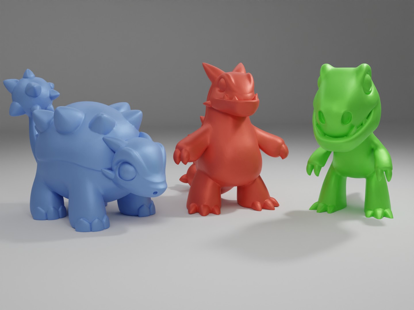 Thinker Thing's dinosaurs (Smoothened)