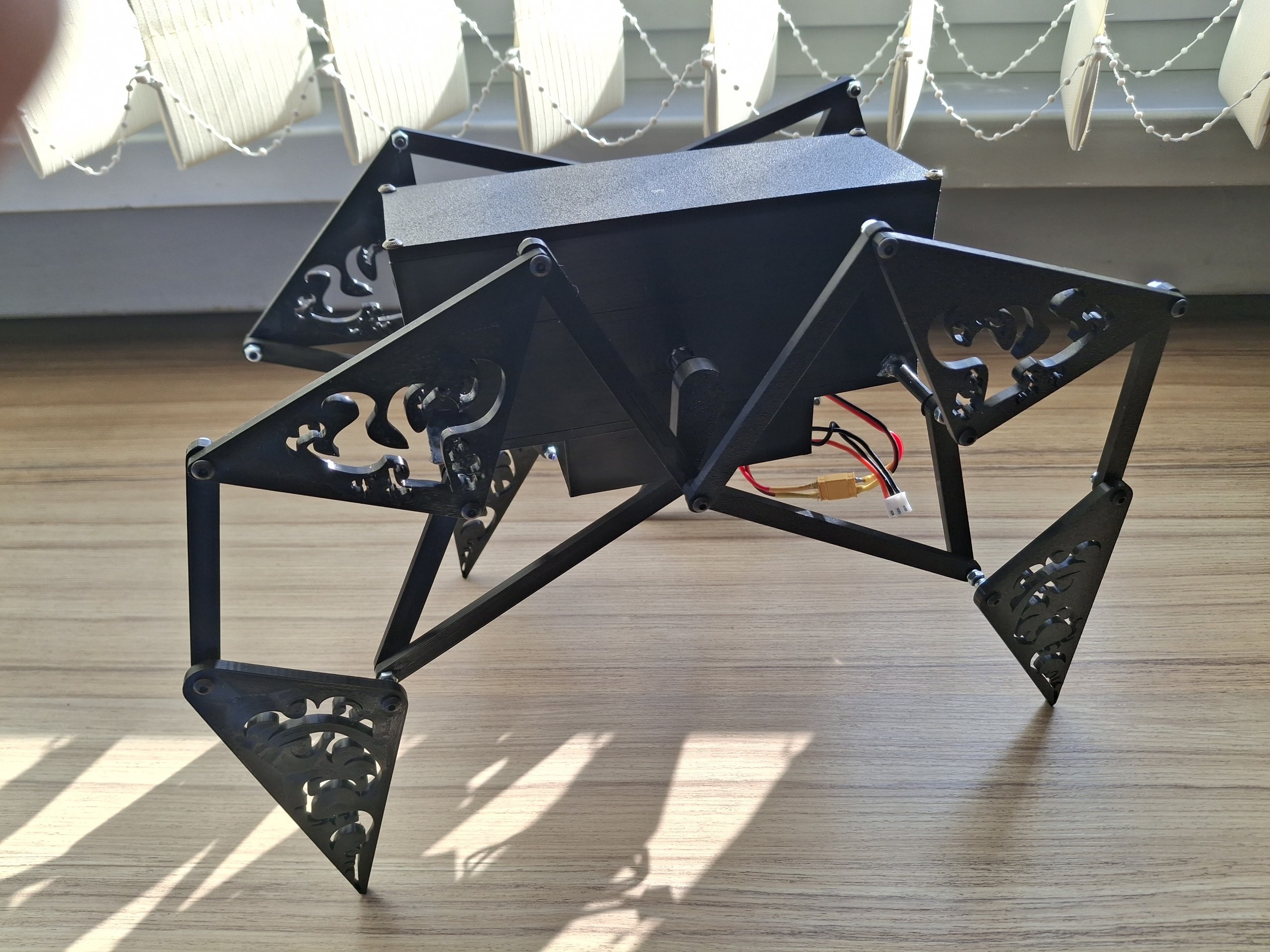 3D Printed Walking Robot with Wi-Fi Control