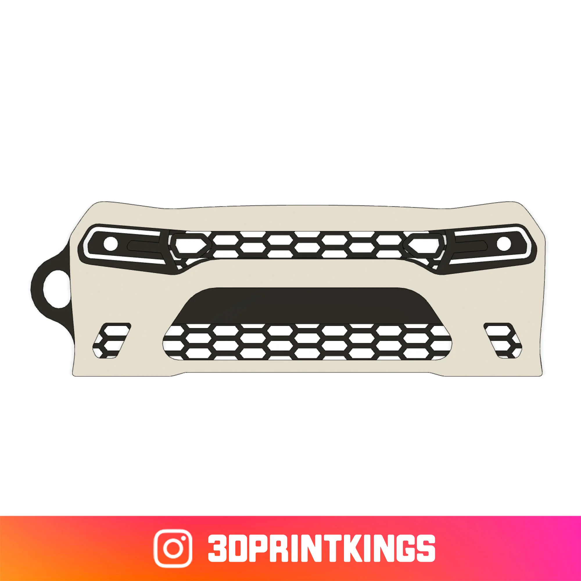 Dodge Charger SRT Hellcat (2019) - Key Chain