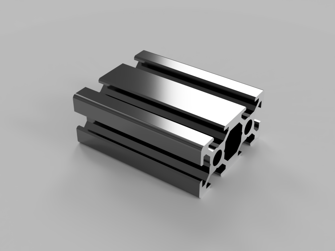 Metal-Profile 20x40 Nut 6 B-Typ