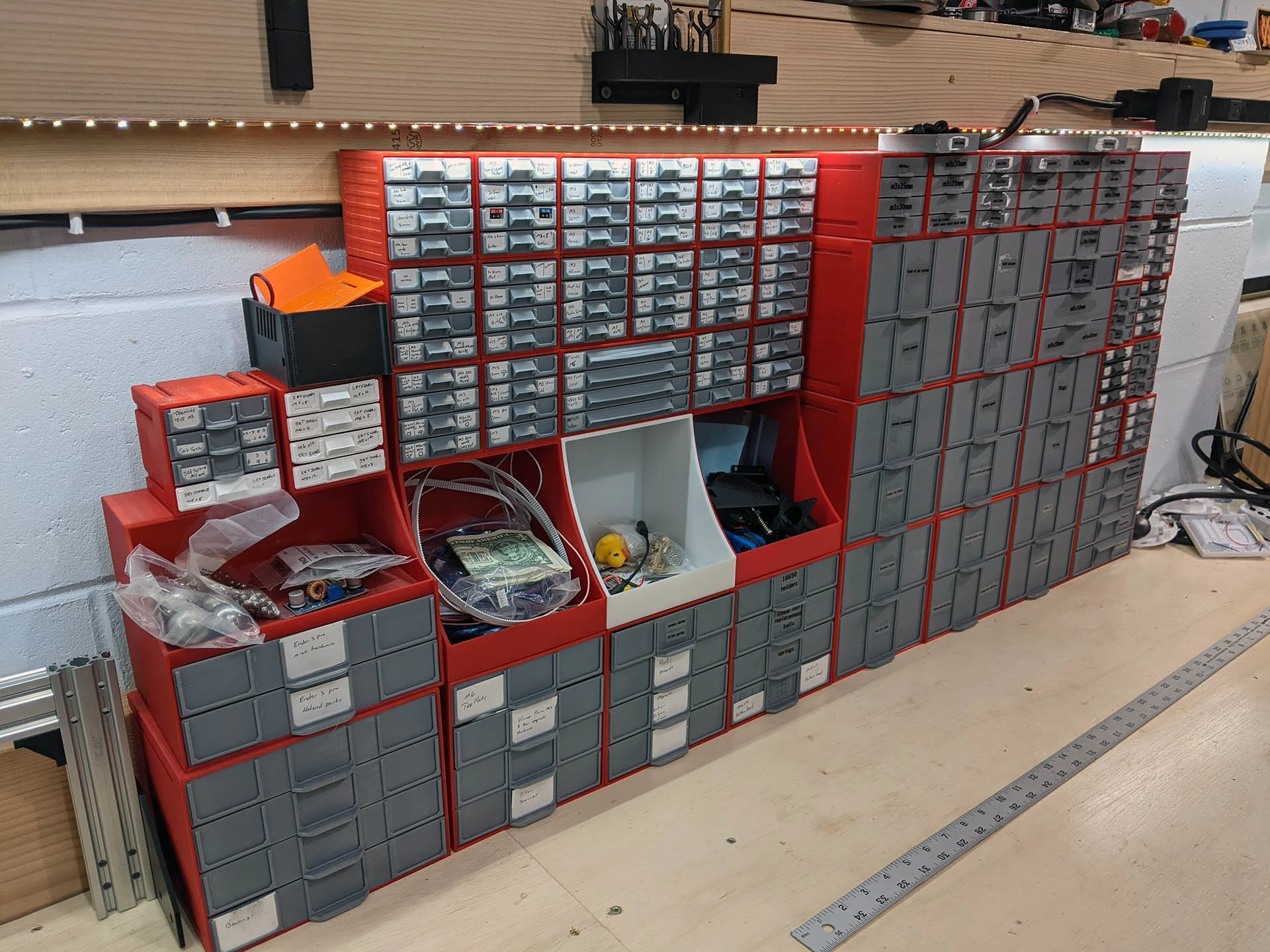 Various Size Stackable Resistor Storage Box