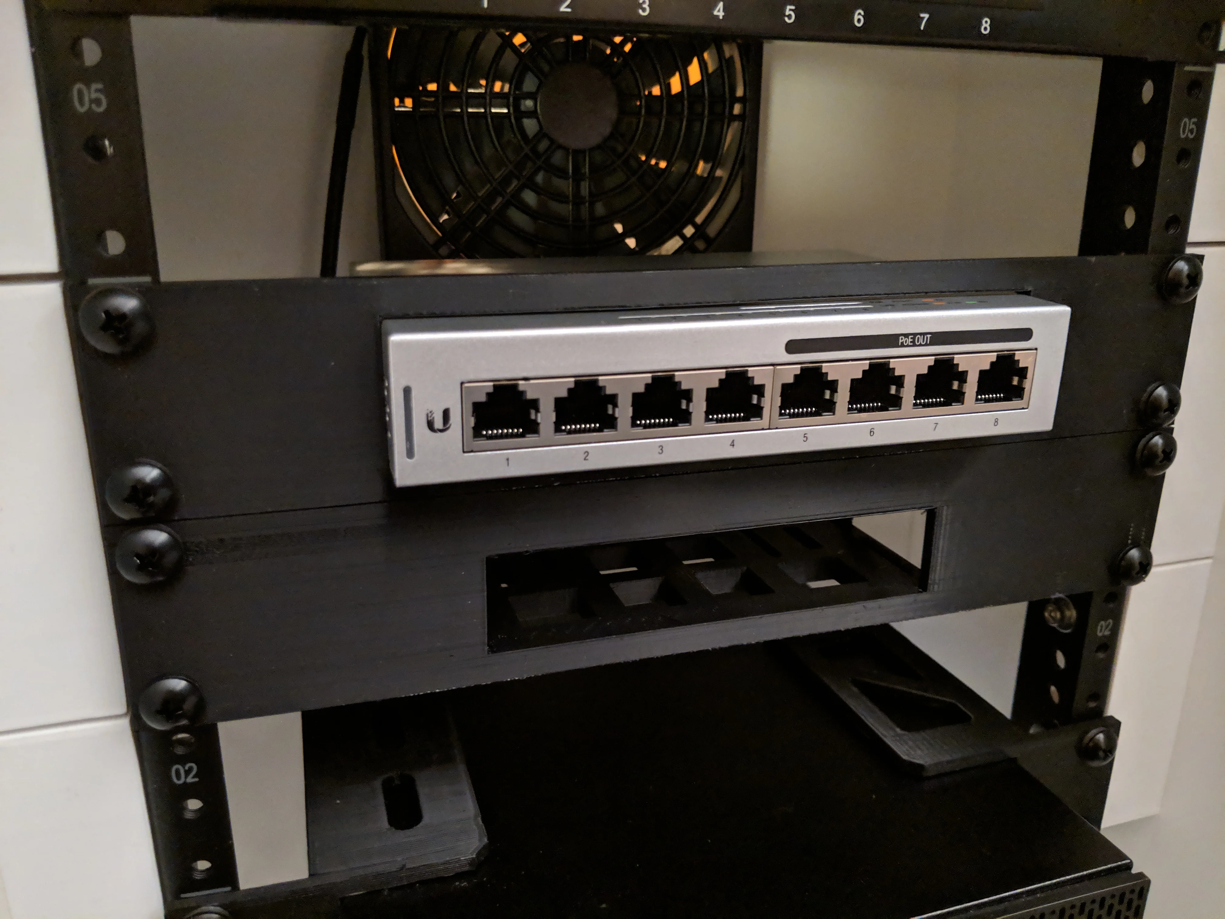 Unifi Switch 8 60W 1U 10" Rack Mount Panel
