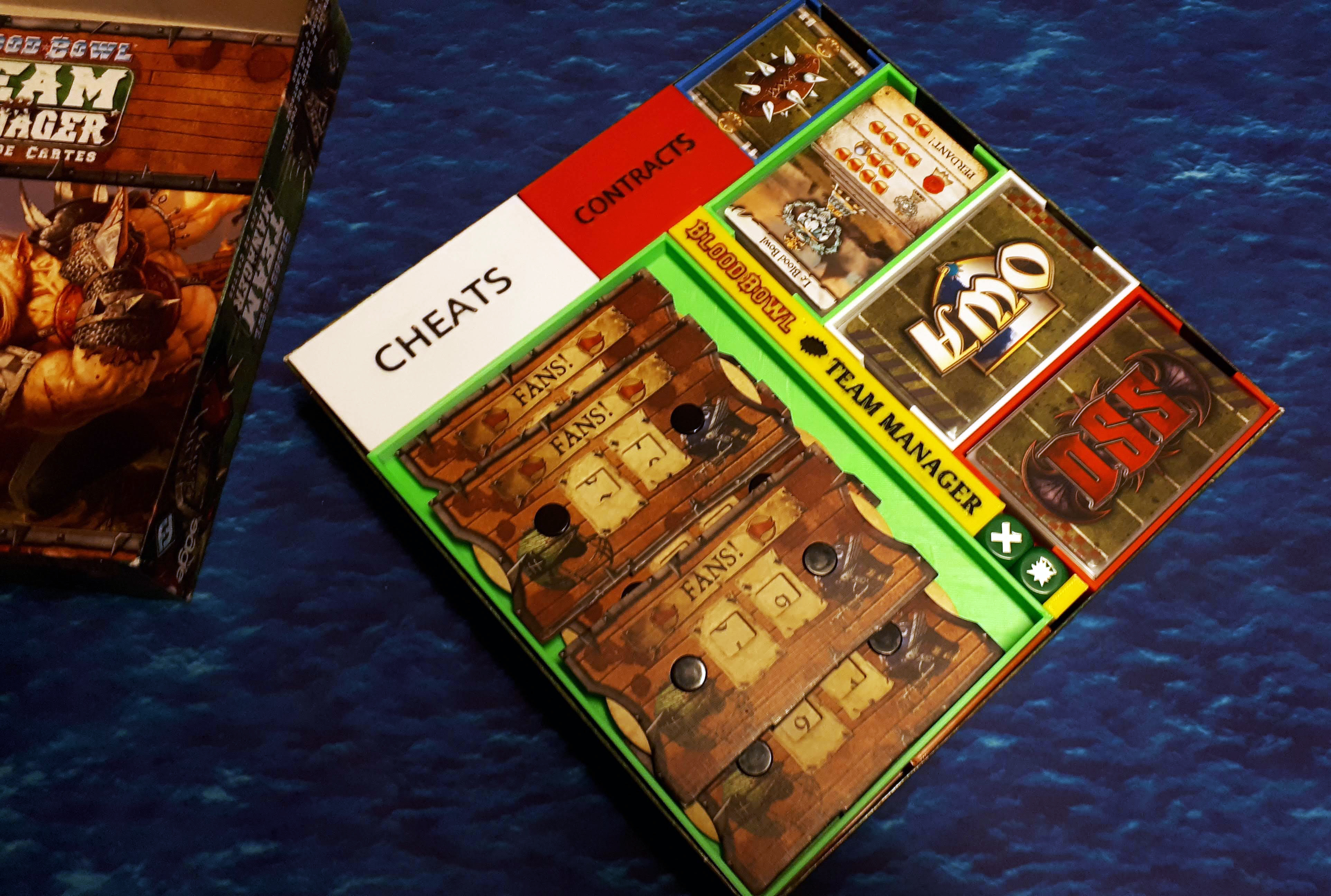 Blood Bowl Team Manager insert / organizer