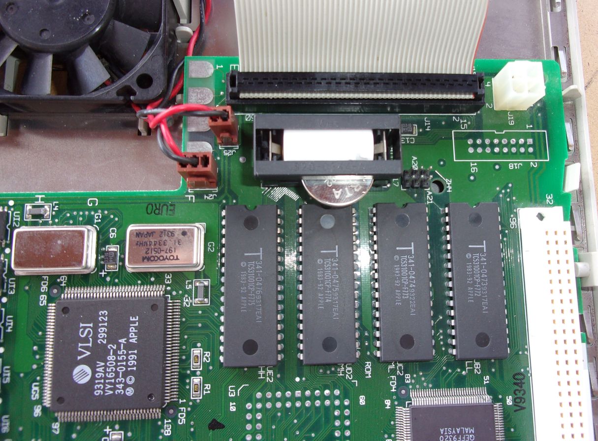 CR2032 to LS14250 (1/2AA) adapter for Macintosh PRAM battery