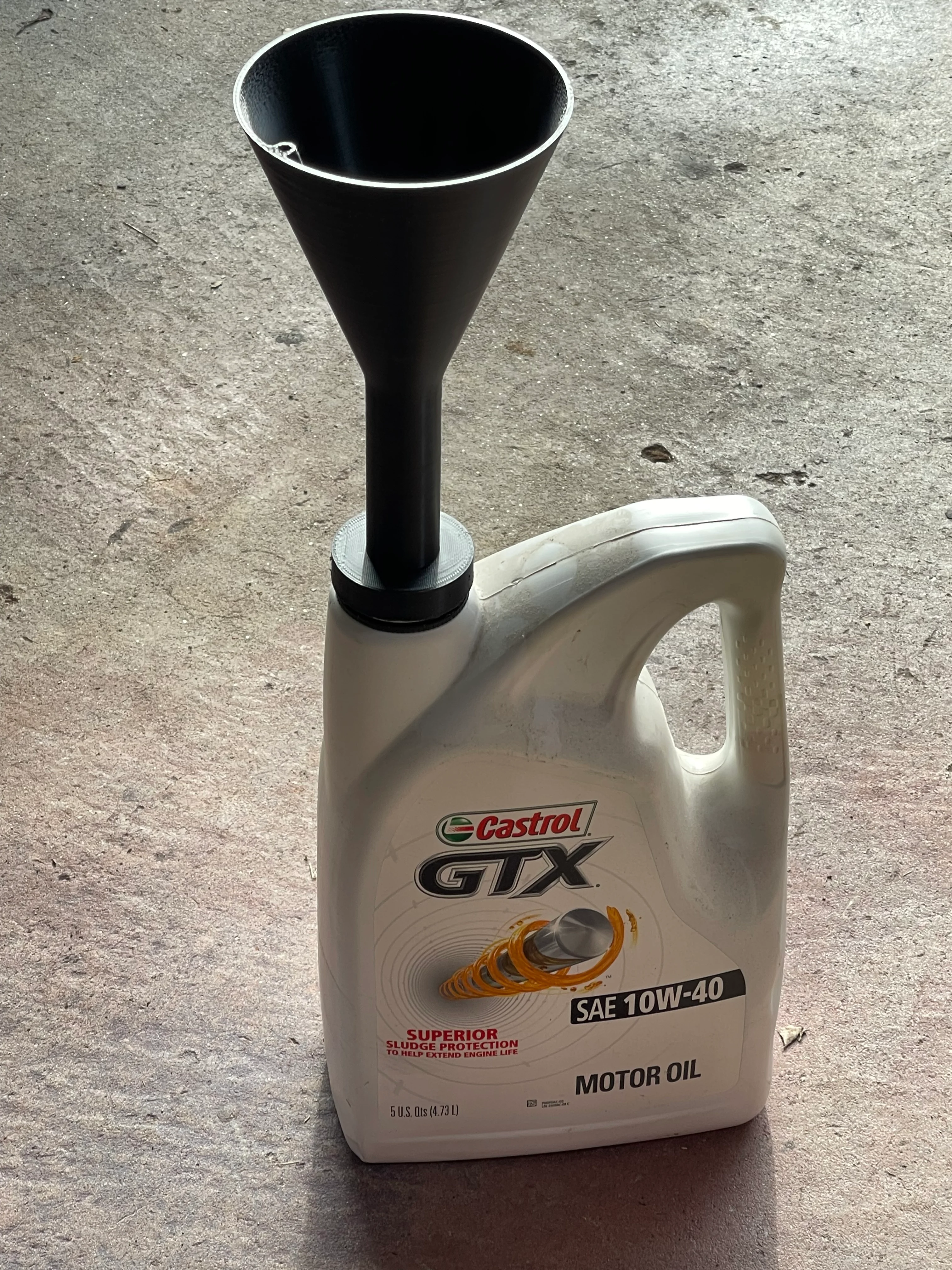 Vented funnel