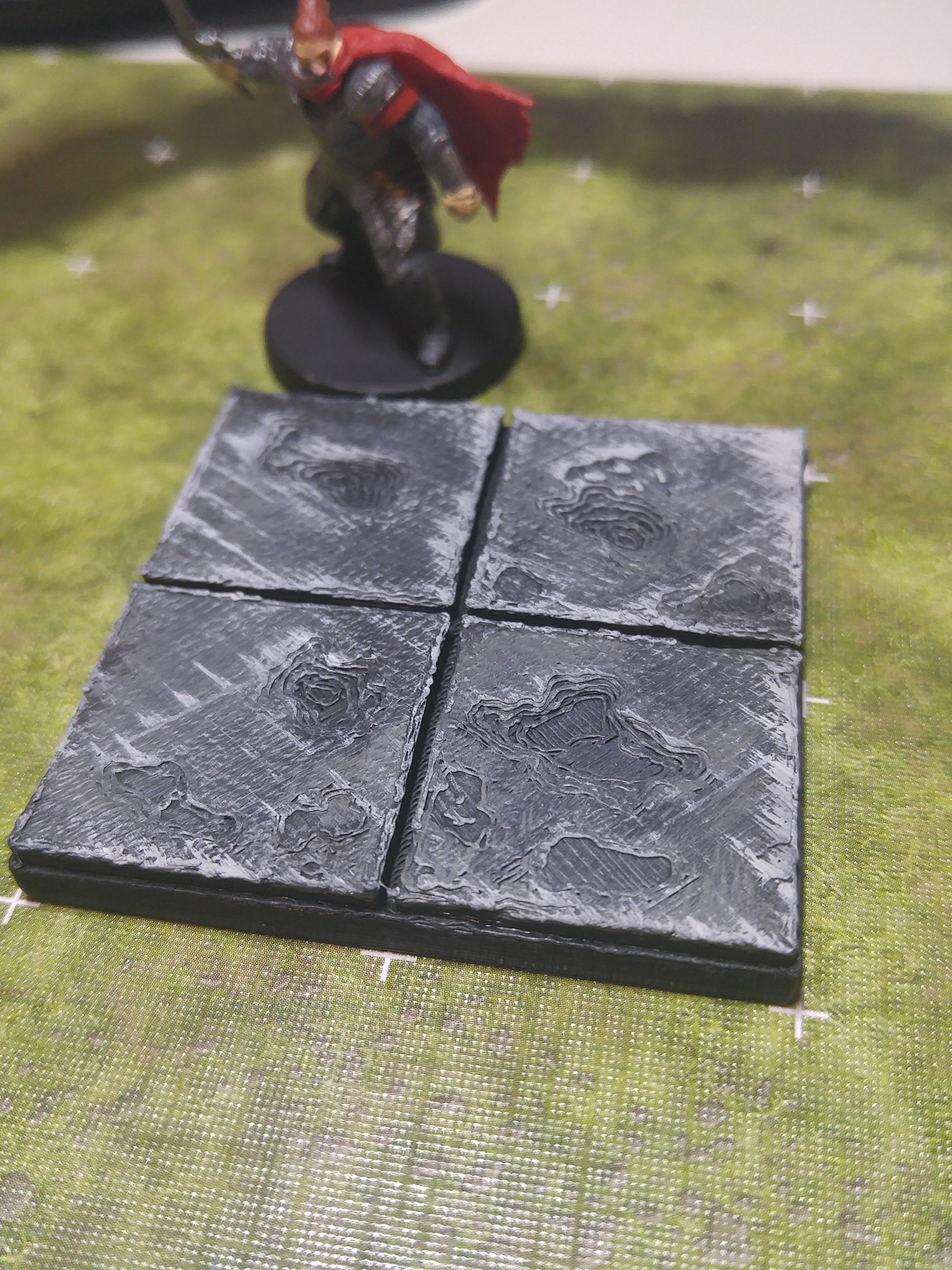 threednd - modular old floor tile