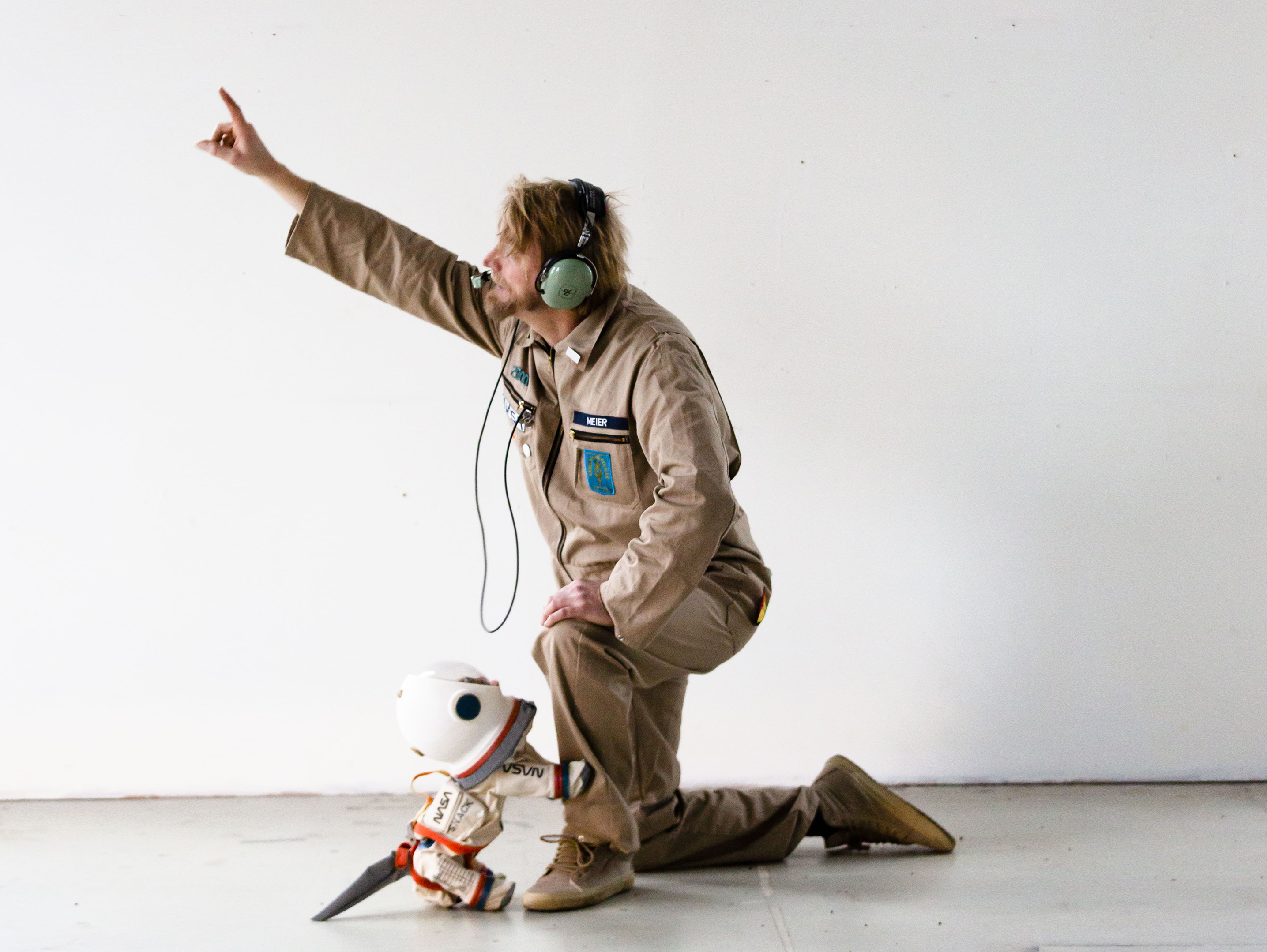 Spacesuit helmet for a… Yorkie