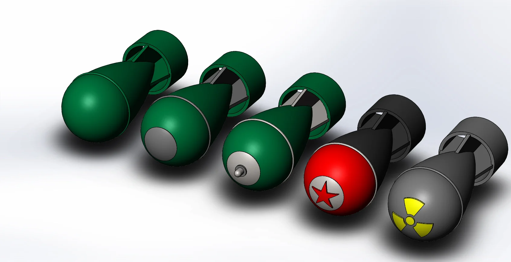 Bomb A collection (no supports needed)