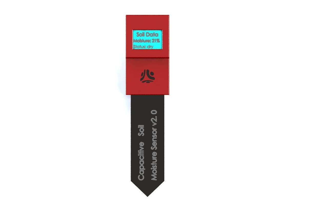 Capacitive Soil Moisture Sensor C3-Mini with 0.66-OLED-Display