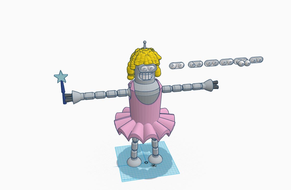17.5 inch Articulated Bender (Futurama)