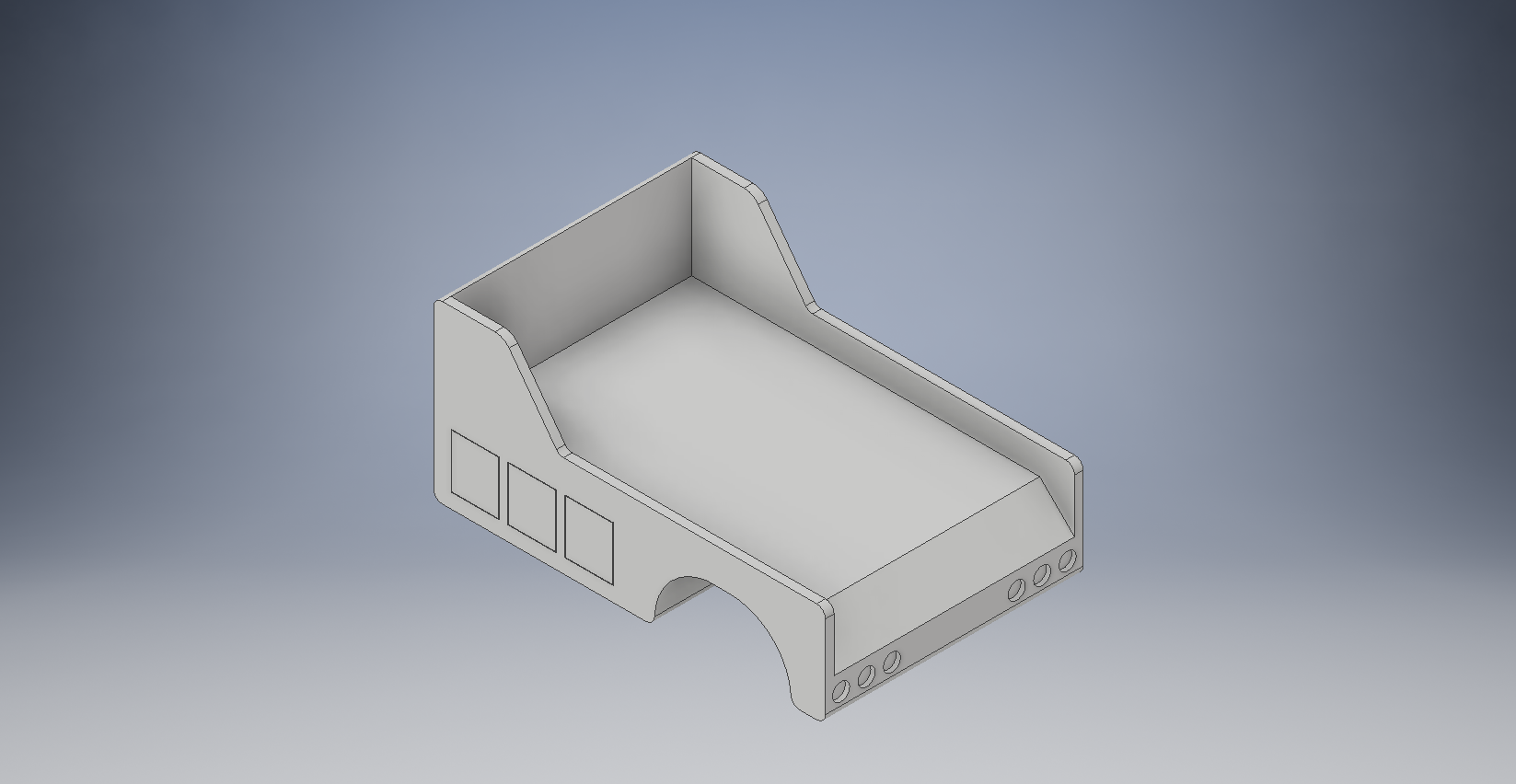 1/25th Scale Medium Duty Wrecker Bed