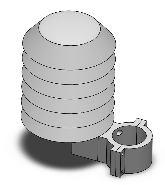 Radiation / Weather shield for Netatmo outdoor sensor