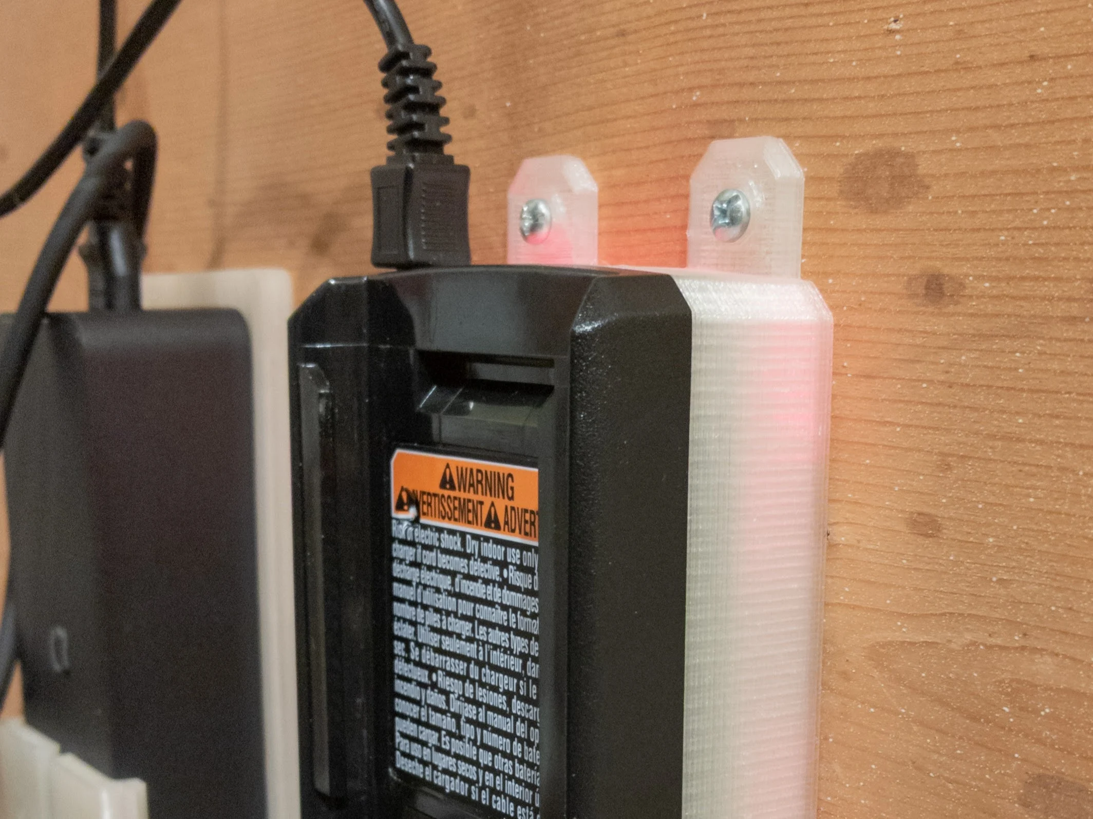 Wall mount for Ryobi 40v charger