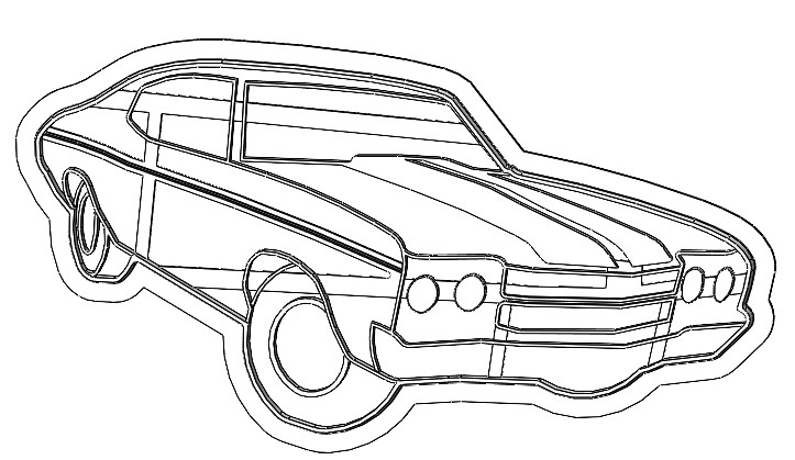 1970 Chevelle Cookie Cutter