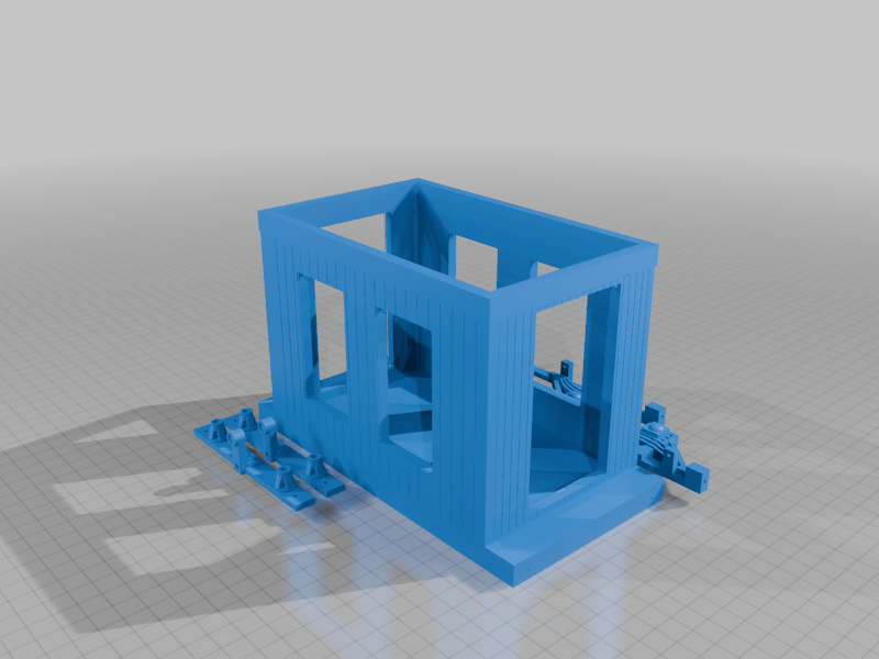 1:24 reworked bobber caboose woodside (Euro couplers)