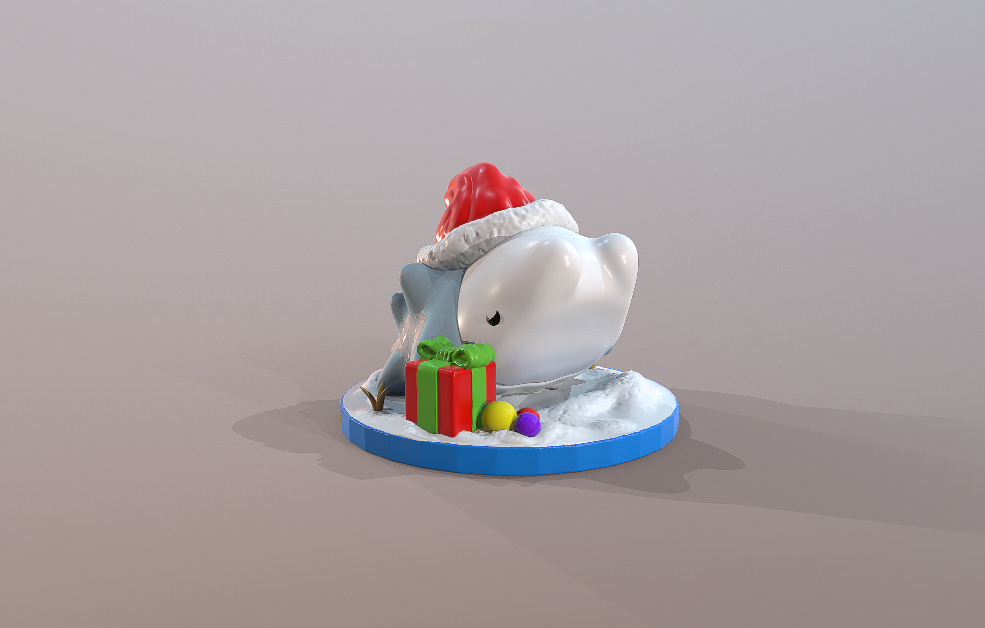 Happy Holidays Pokemon Snom
