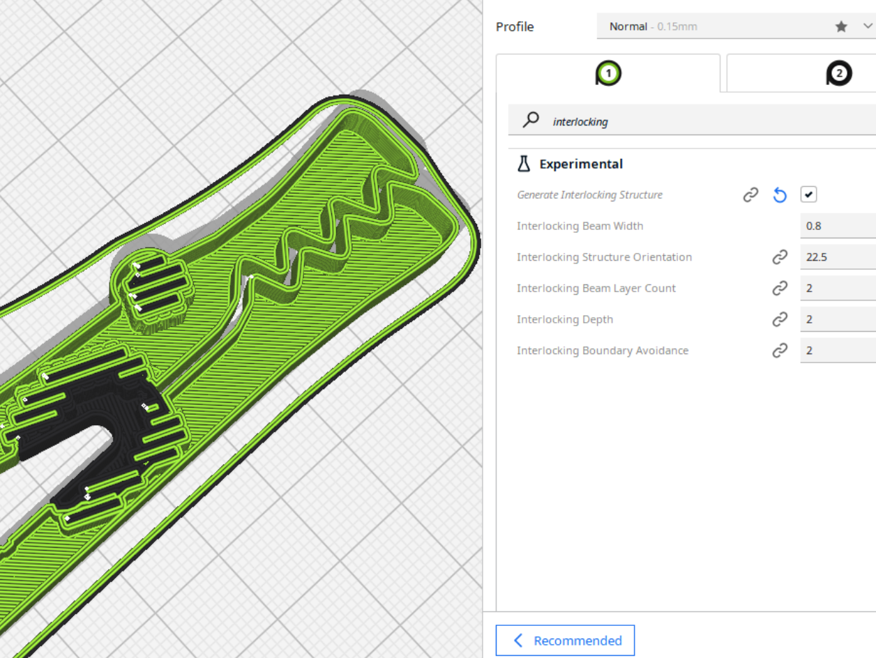 CuraCrocClip [Cura 5.3 Interlocking Stucture]