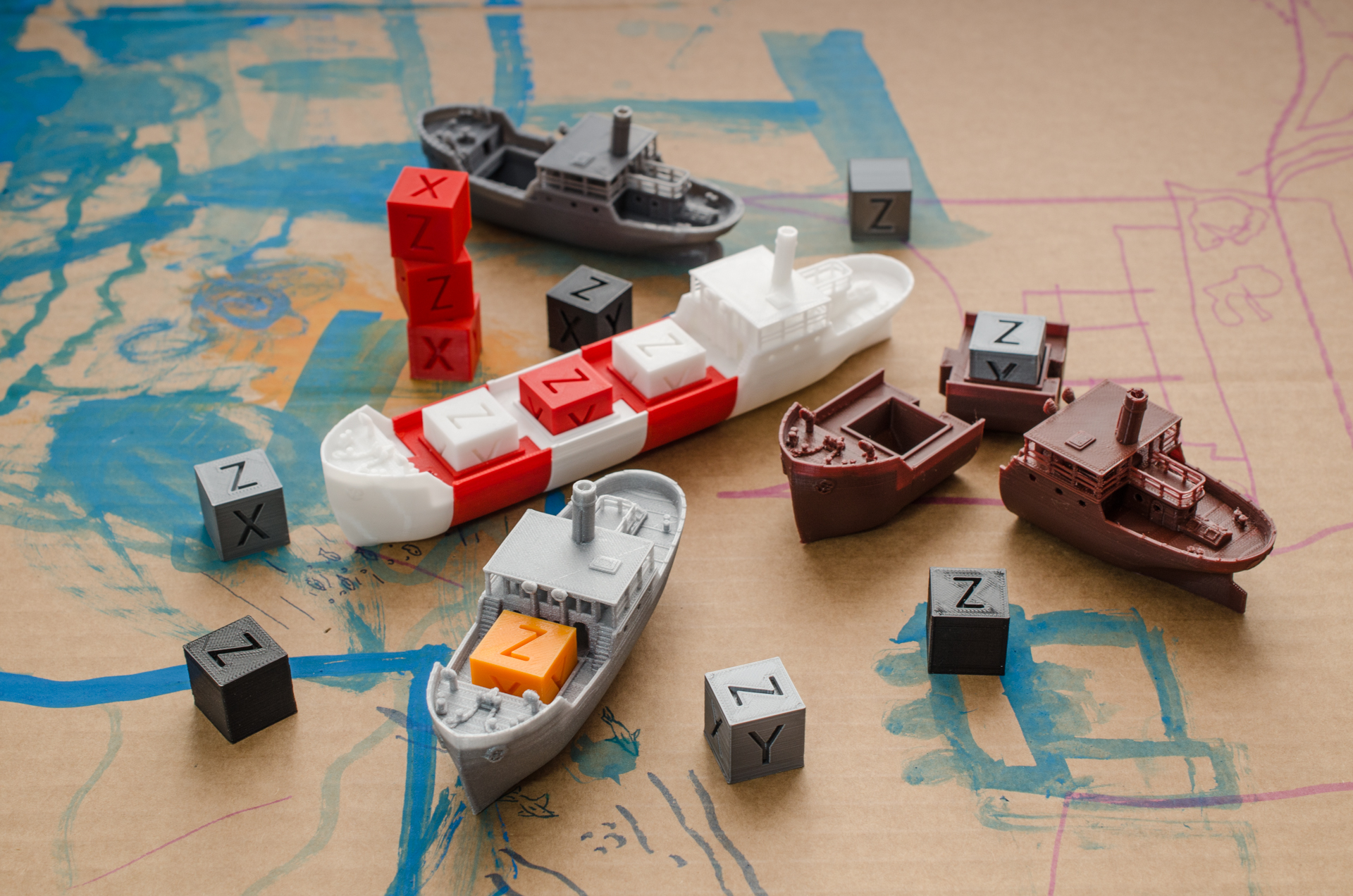 CAS - the modular xyz-cube cargo ship