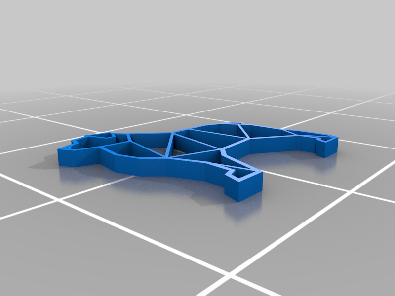 Australian shepherd low poly