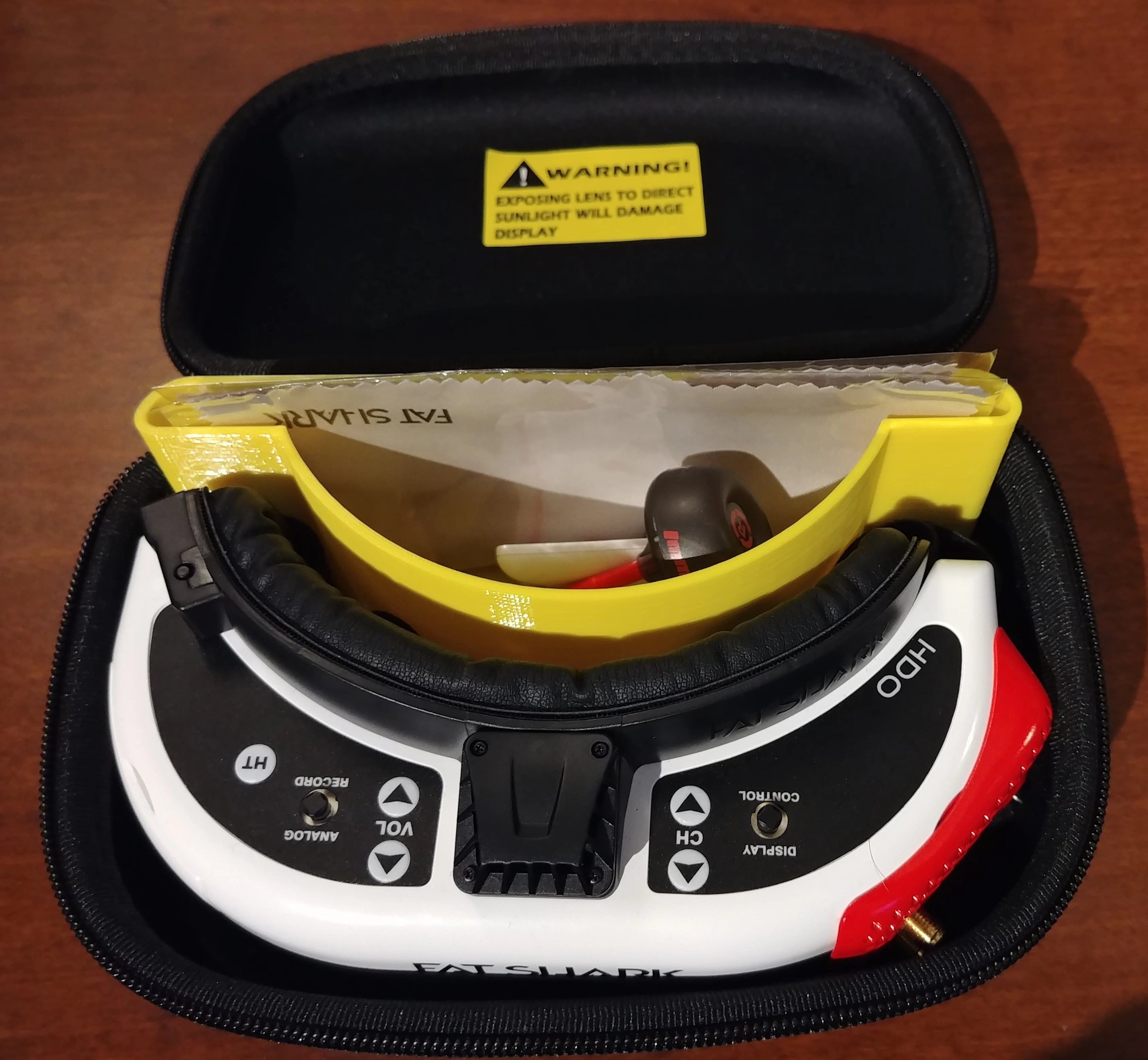 Fat Shark HDO Storage Compartment
