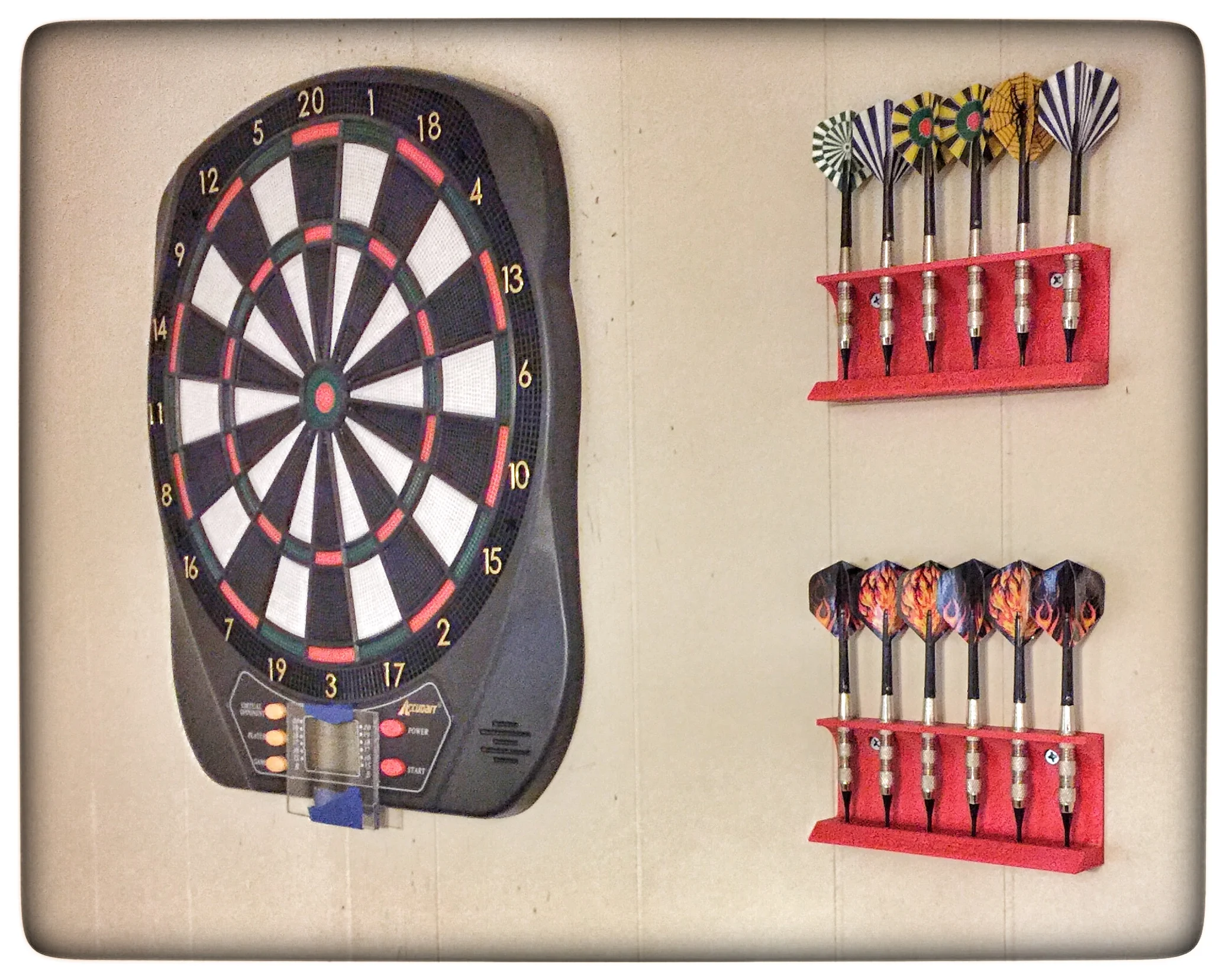 Wall Mounted Dart Holder