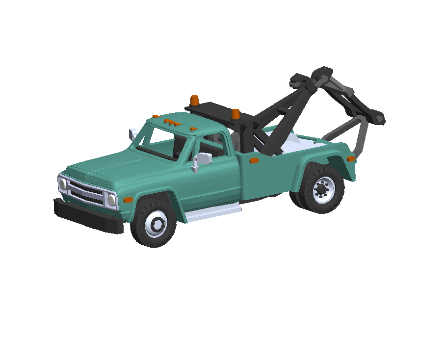 1970 Chevy Tow Truck (Wrecker) (1:160 N Scale)