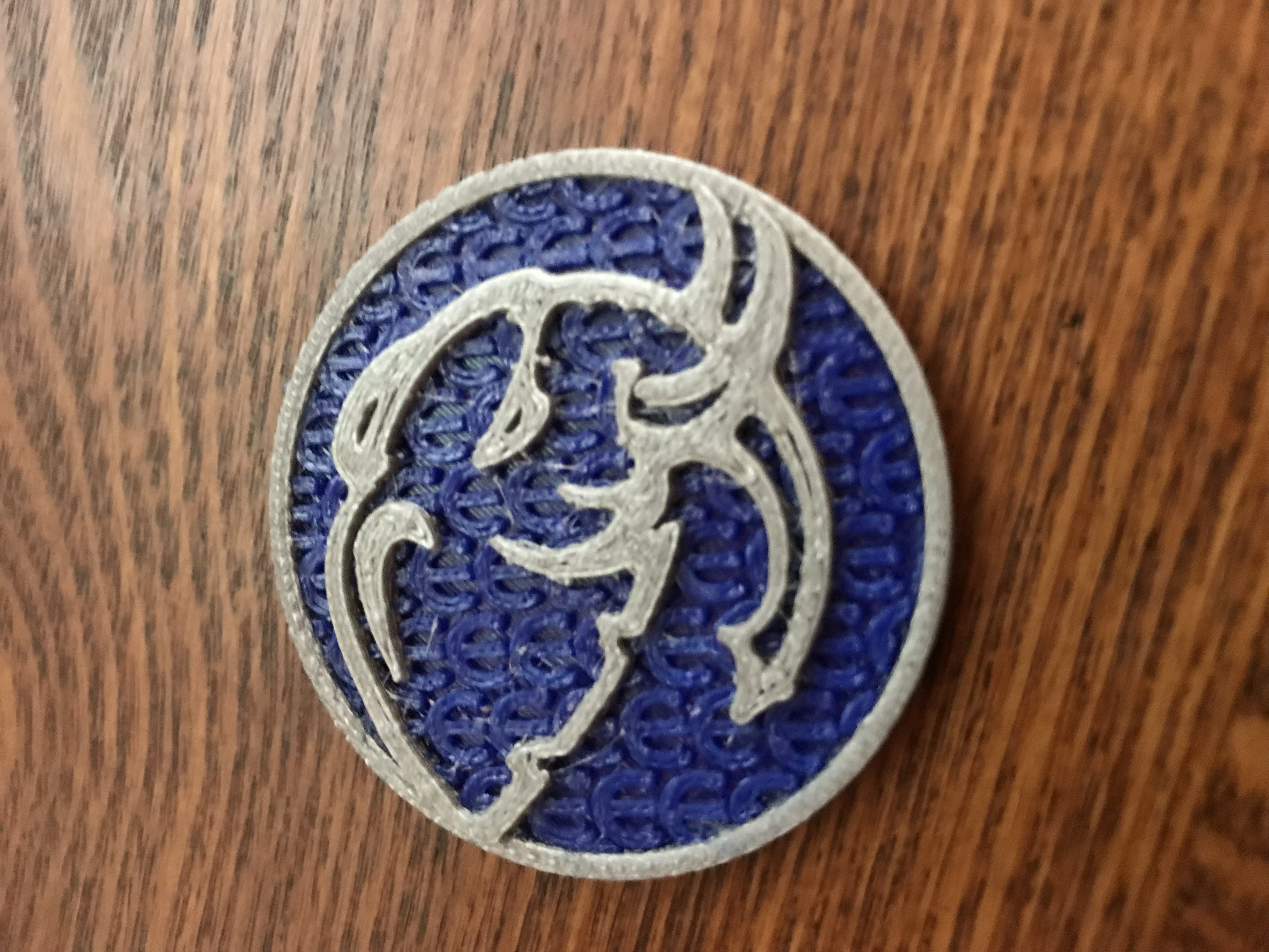 Mopar 426 Hemi Hellephant Fuel Door Medallion