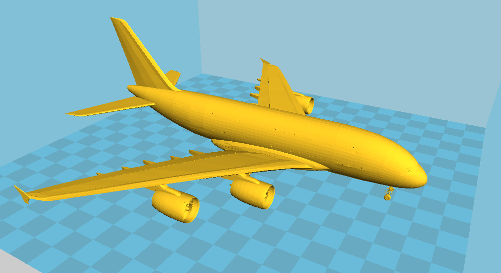 A380 airbus model airplane