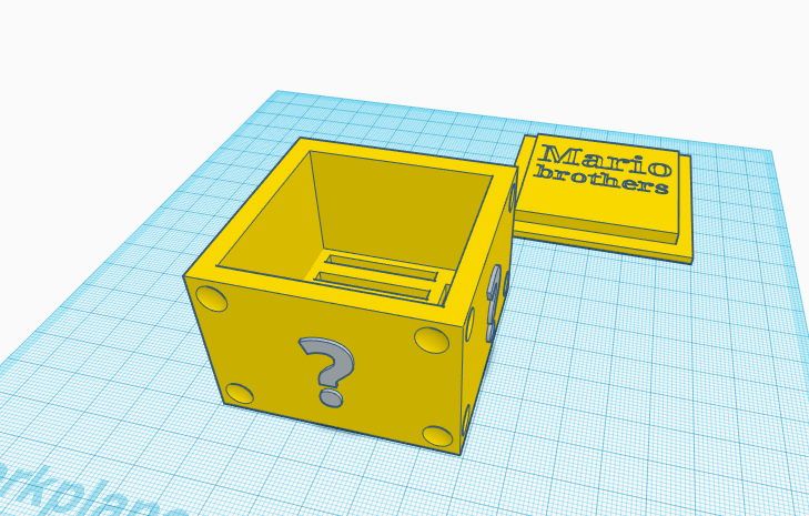 3ds Lucky block game holder
