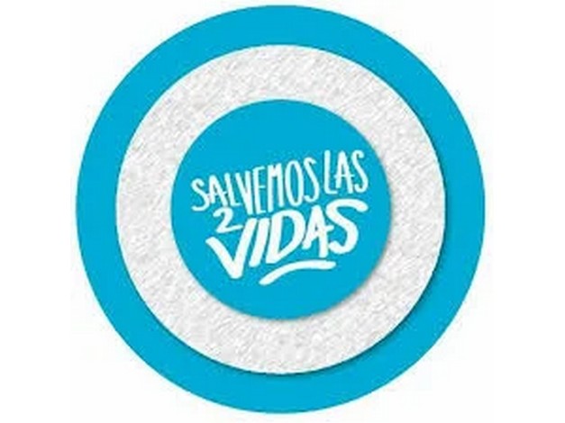 salvemos las dos vidas pin