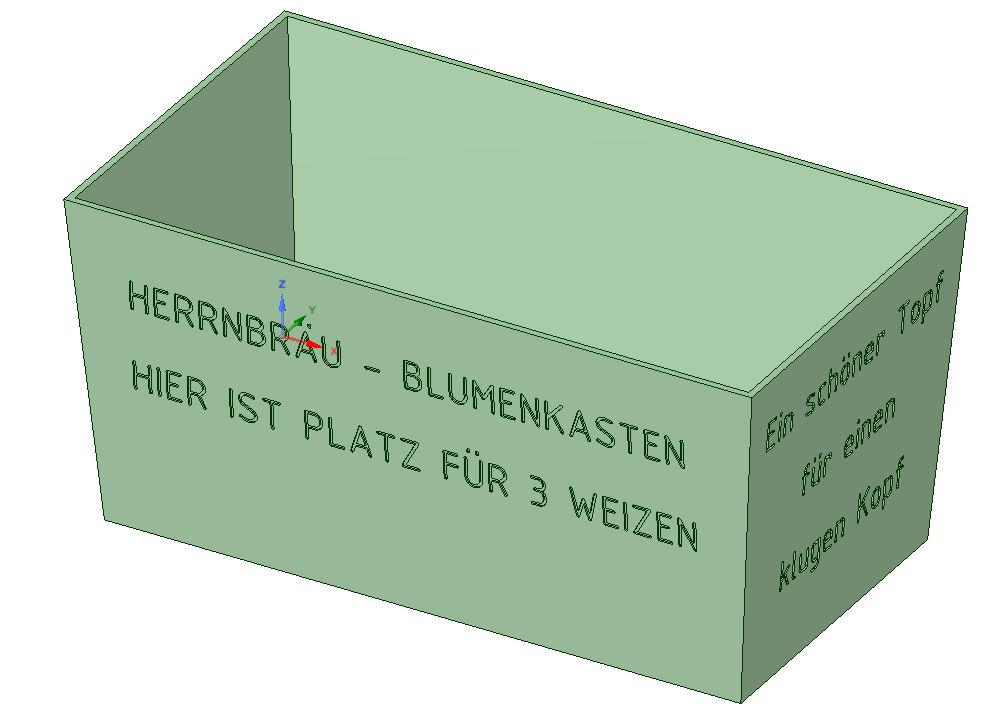 Blumentopf Weißbier Herrnbräu Blumen Blumenkasten