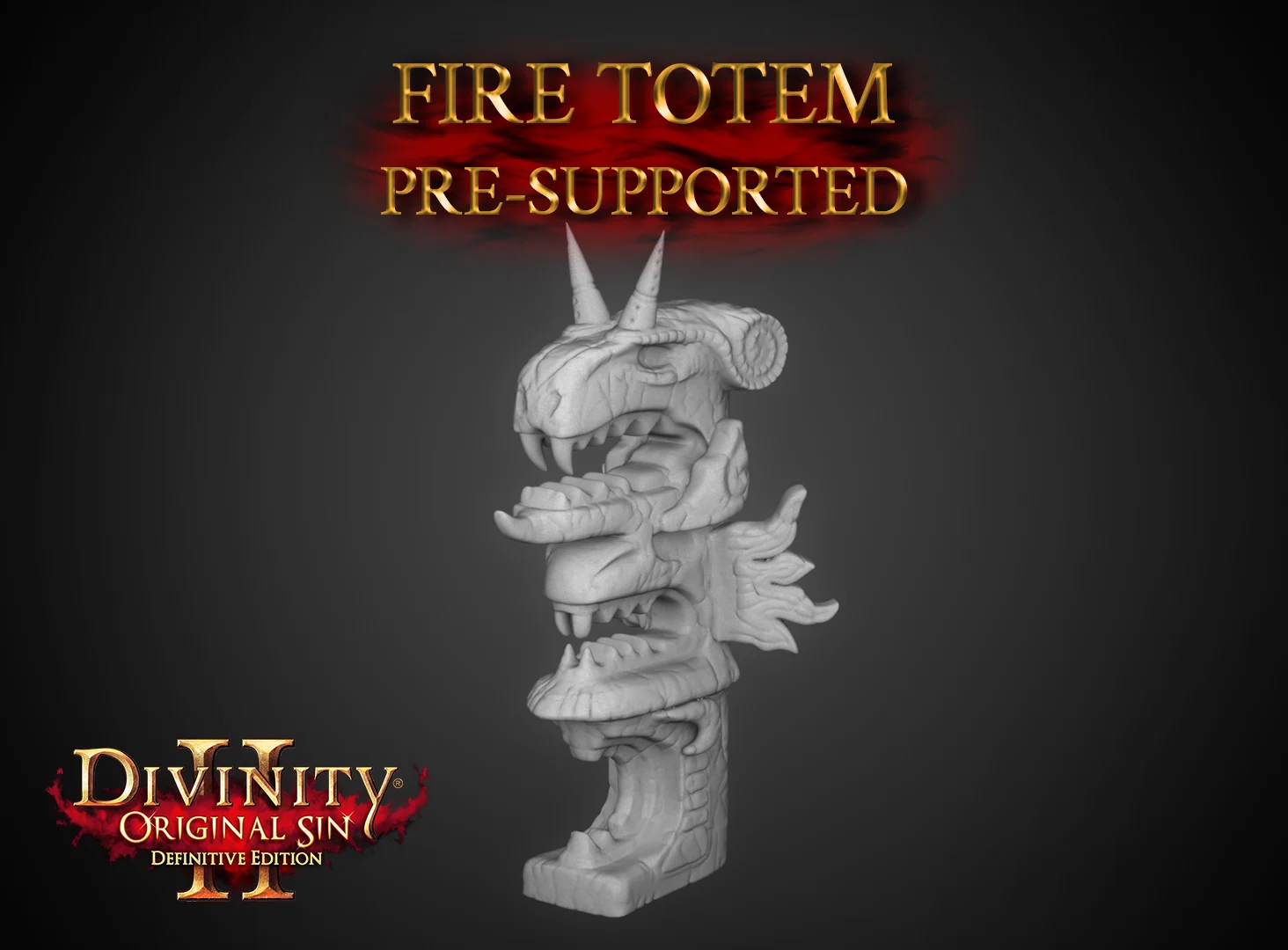 Divinity Original Sin 2 - Fire totem miniature