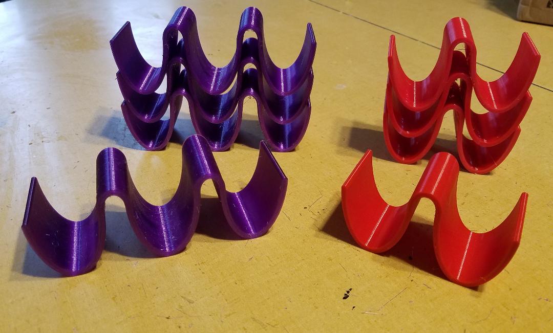 Taco stand / holder, designs for 2 or 3 tacos