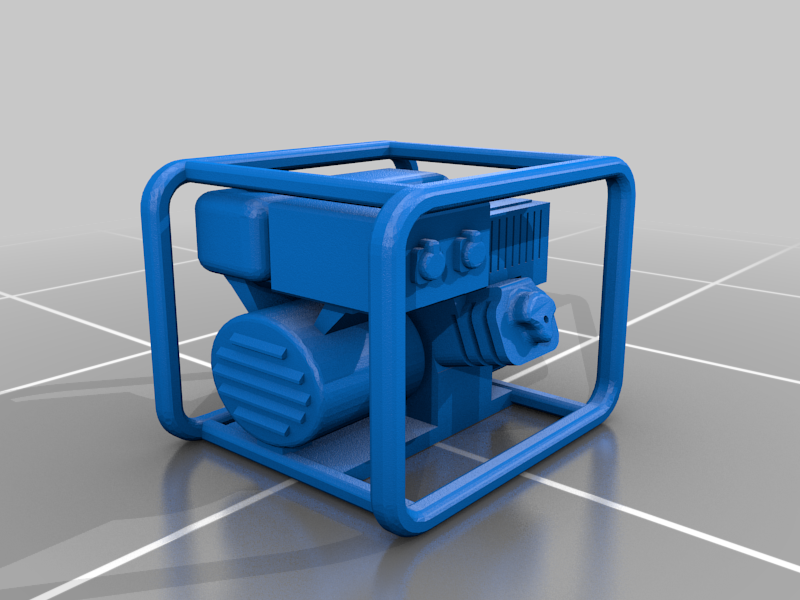 MOD Diesel 2Kw Generator (1:76, OO Gauge)