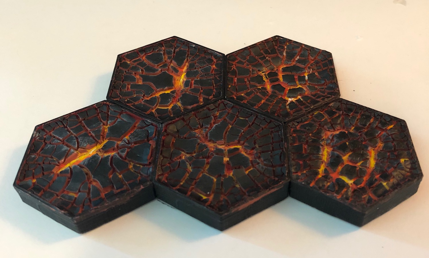 Gloomhaven MagHex Lava Tile