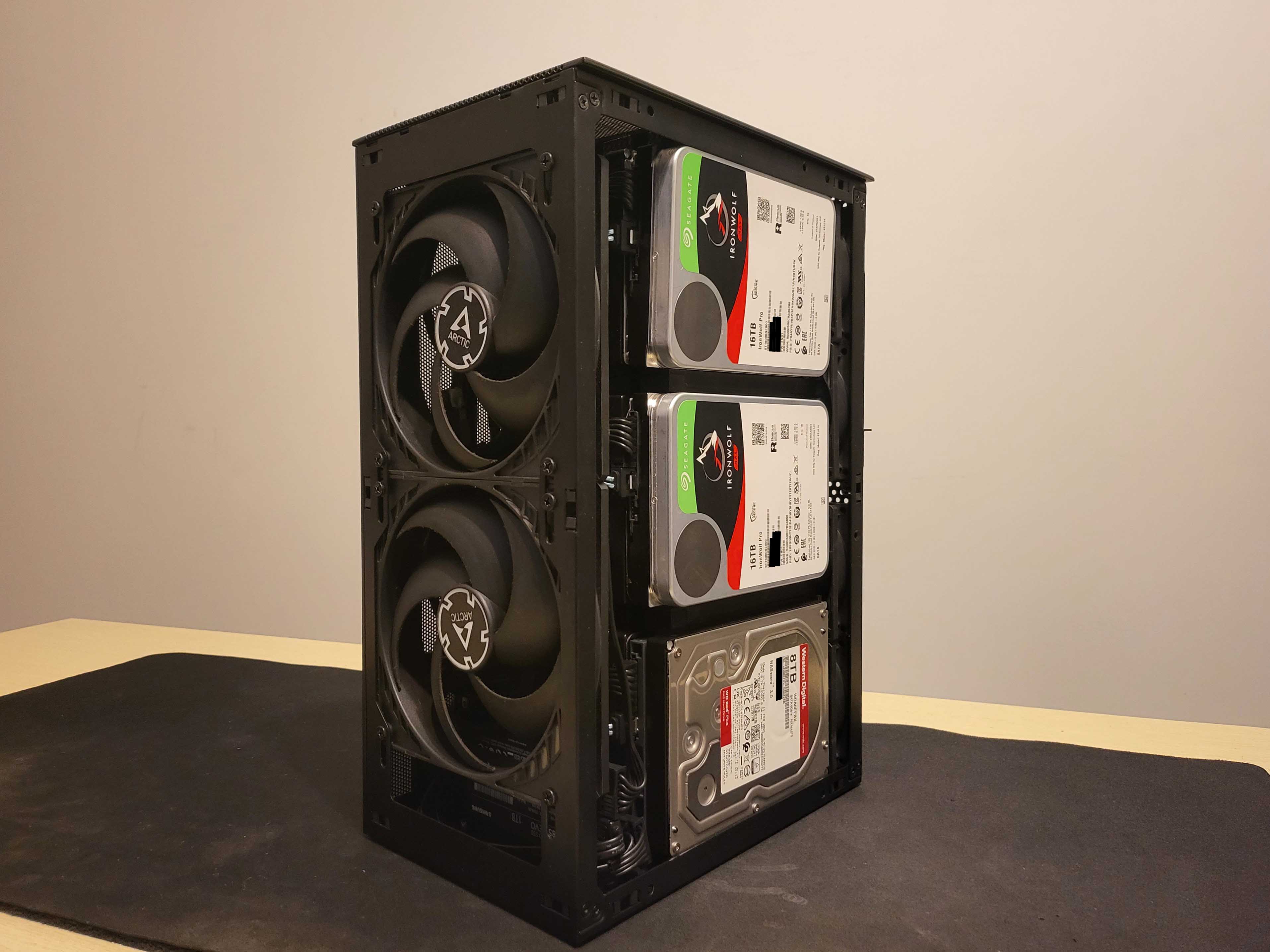 Custom 9x HDD Array Sled System for SSUPD Meshlicious