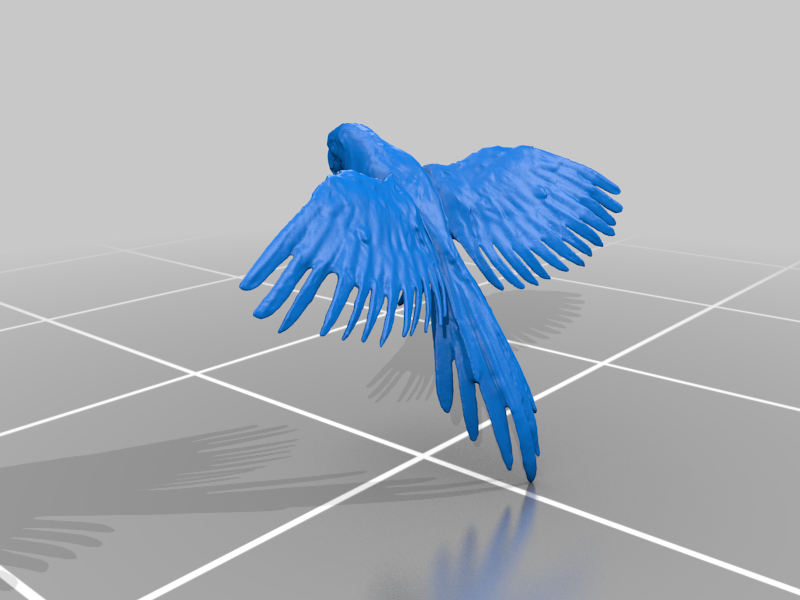 Parrot Sculpture--3D Scanned by Revopoint MIRACO 3D Scanner