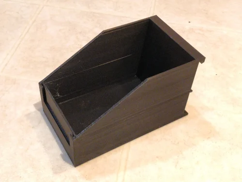Parametric DIN Rail Open Top Bins