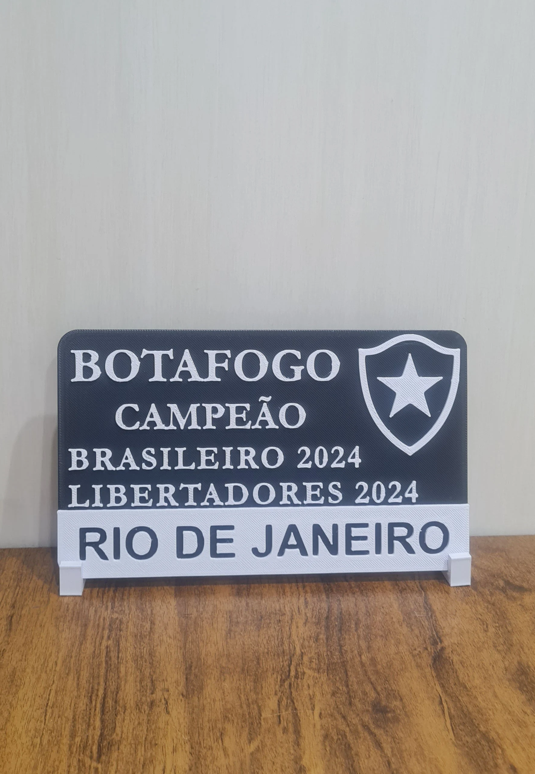 Placa Botafogo Campeão