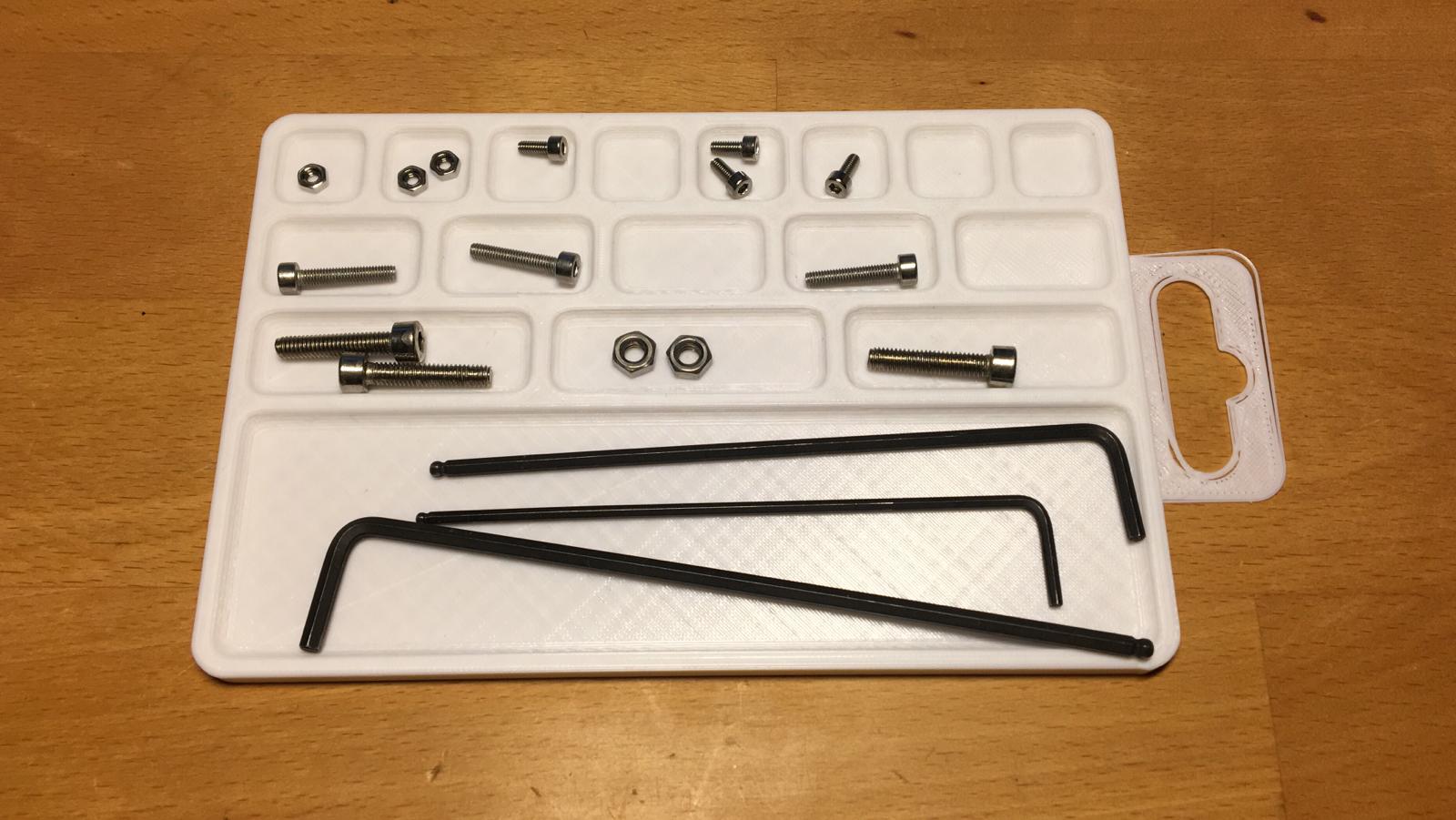 Screw Tray / Schrauben Ablage