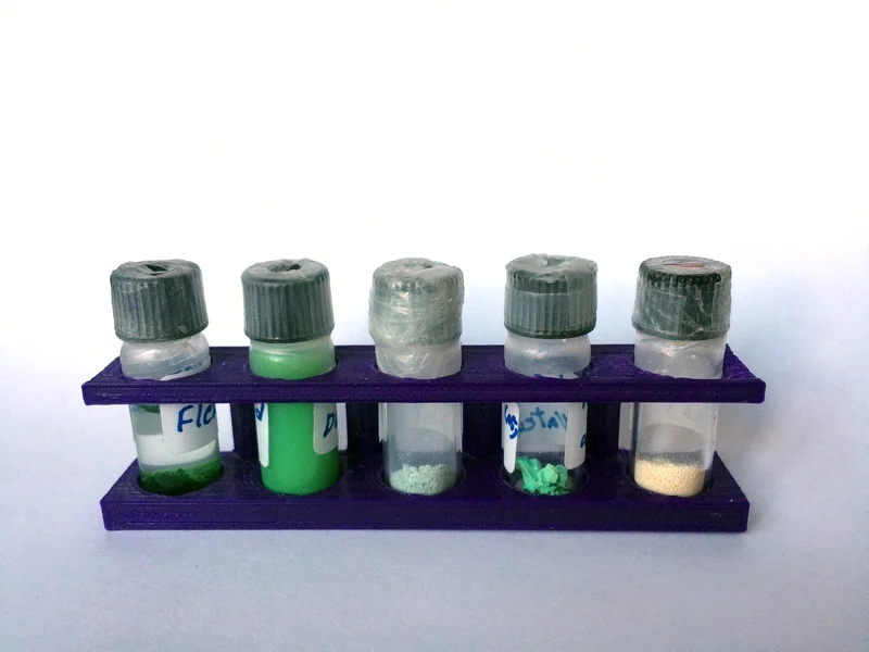 Laboratory vial holder customizble