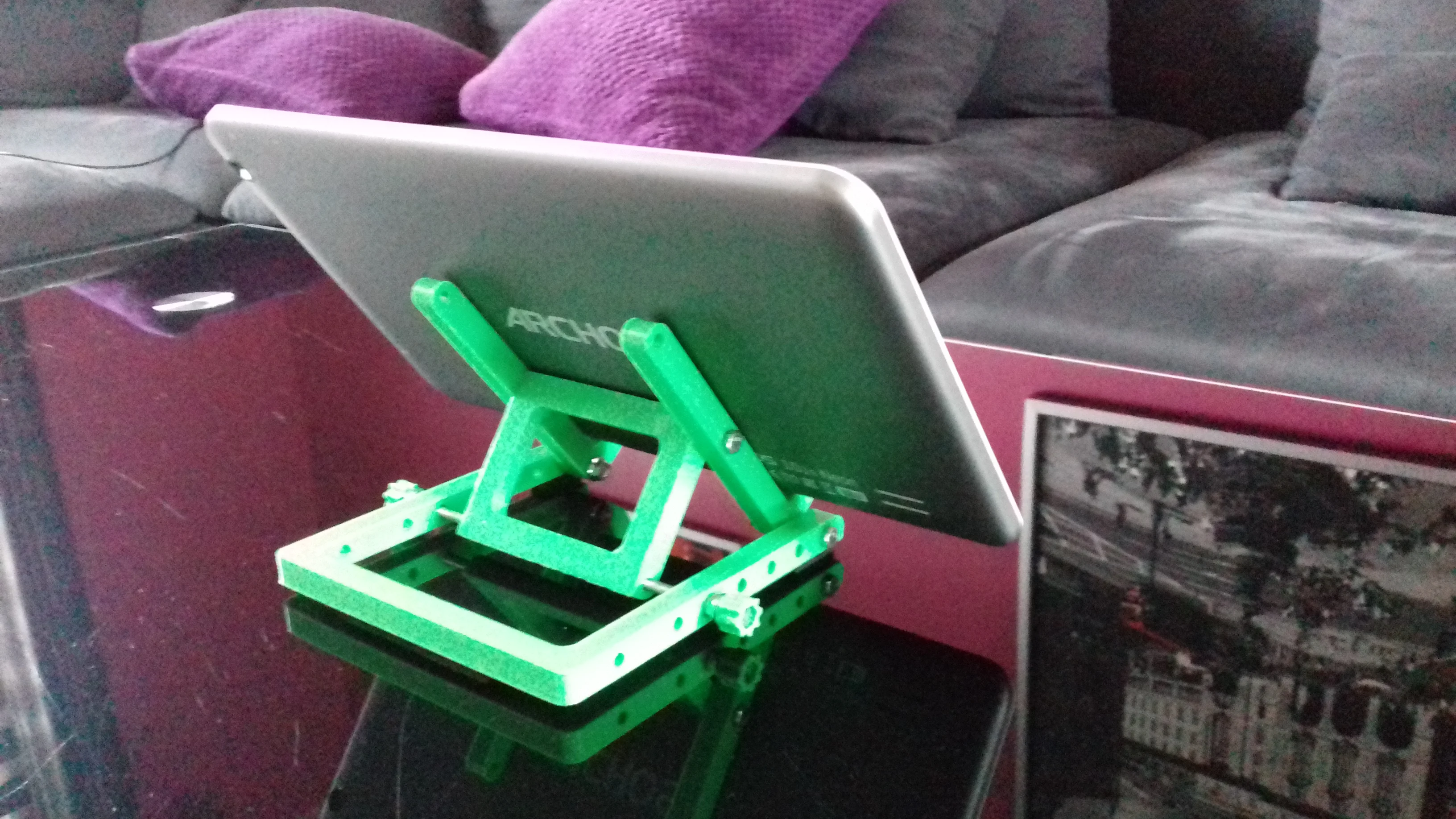Support tablette réglable