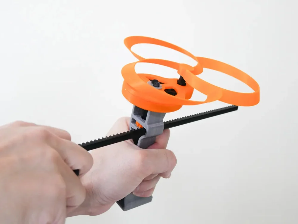 Toroidal propeller launcher (snap-fit model)