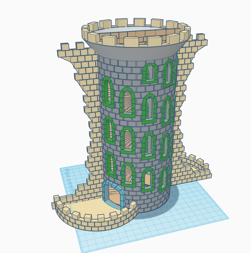 Zool's Double Helix Dice Tower