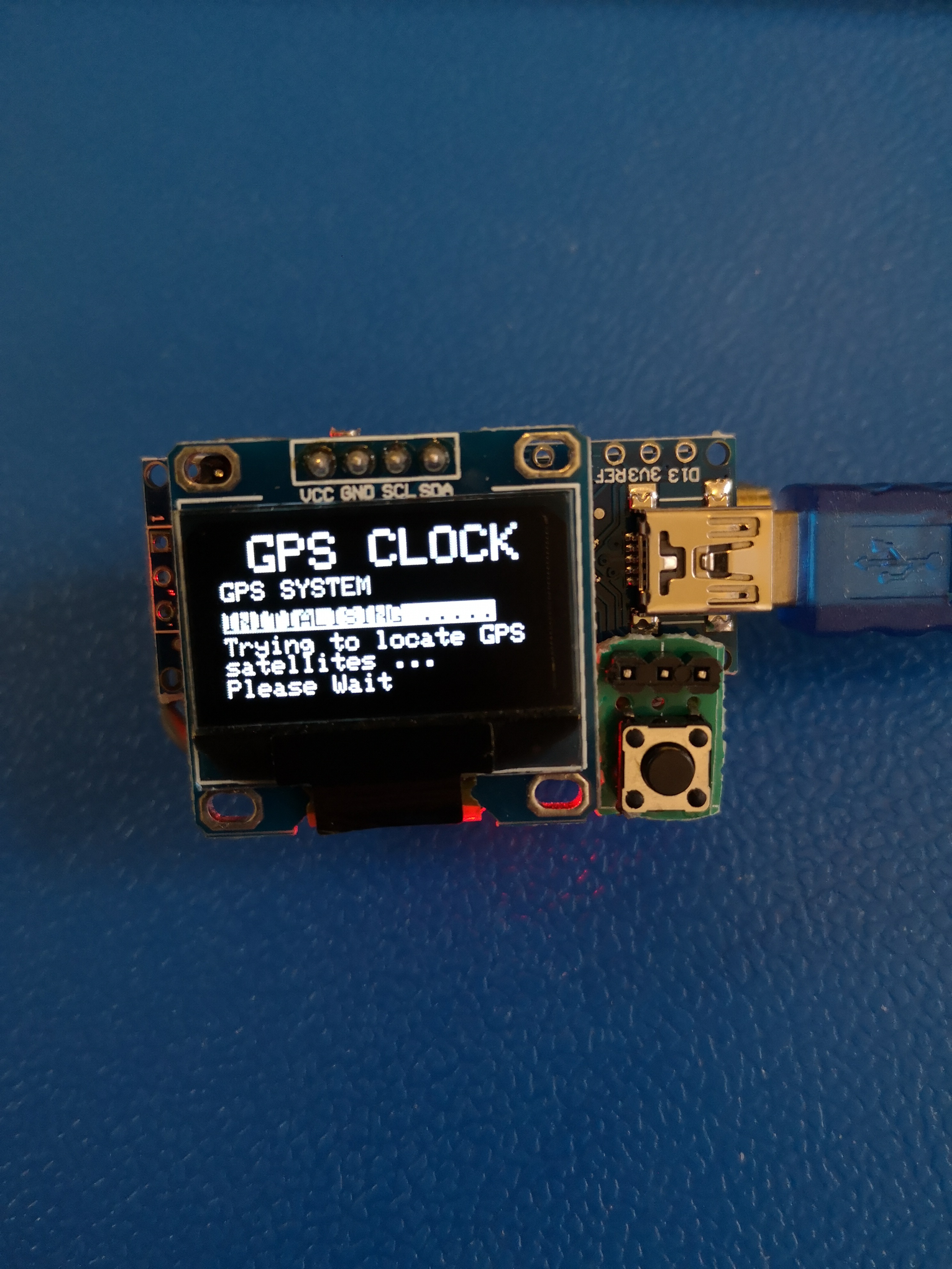 arduino neo-6m gps clock
